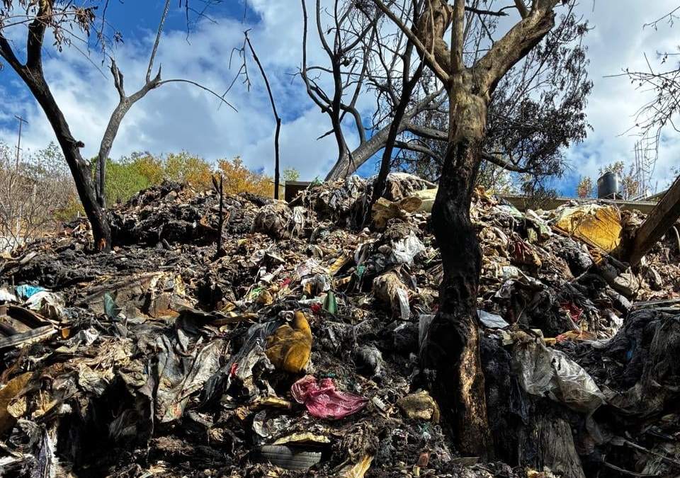 Incendio en San Agustín Etla, Oaxaca
