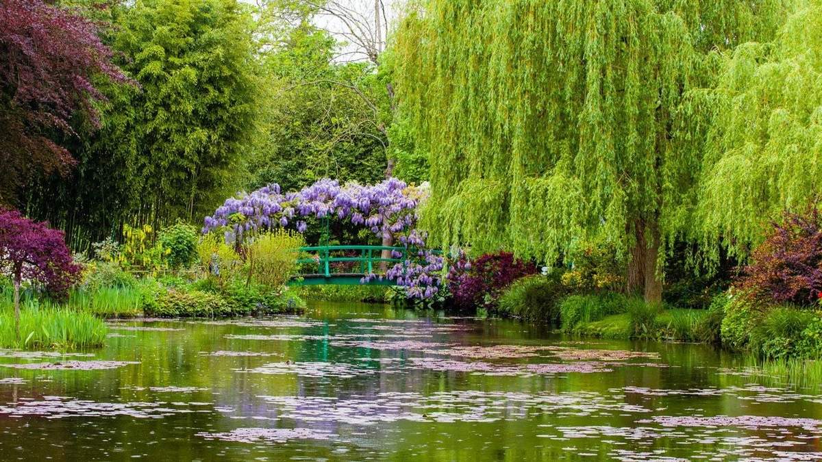 Visita a los jardines de Monet en la PC. Fuente: (Twitter).