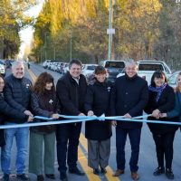 Inauguraron obras pluviales y de asfalto en una arteria troncal de la ciudad de Neuquén