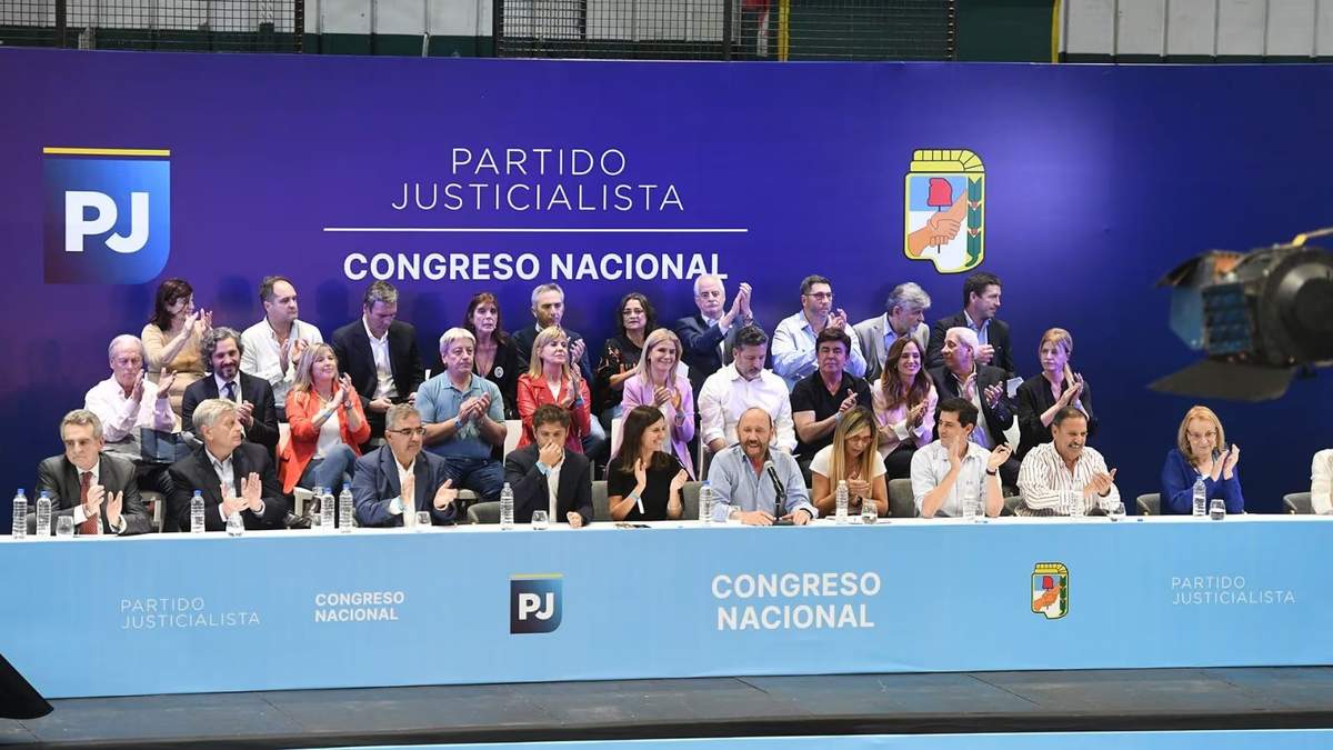 El último congreso del Partido Justicialista se llevó a cabo el año pasado. Fuente: (Twitter)