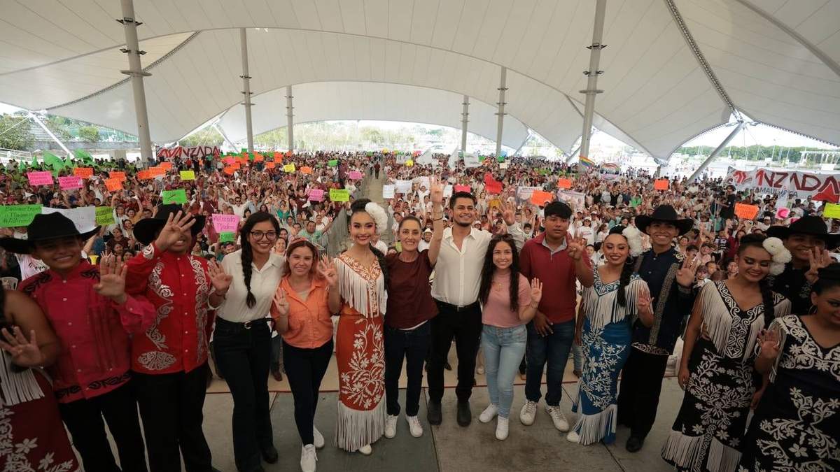 Claudia Sheinbaum en Tampico, Tamaulipas