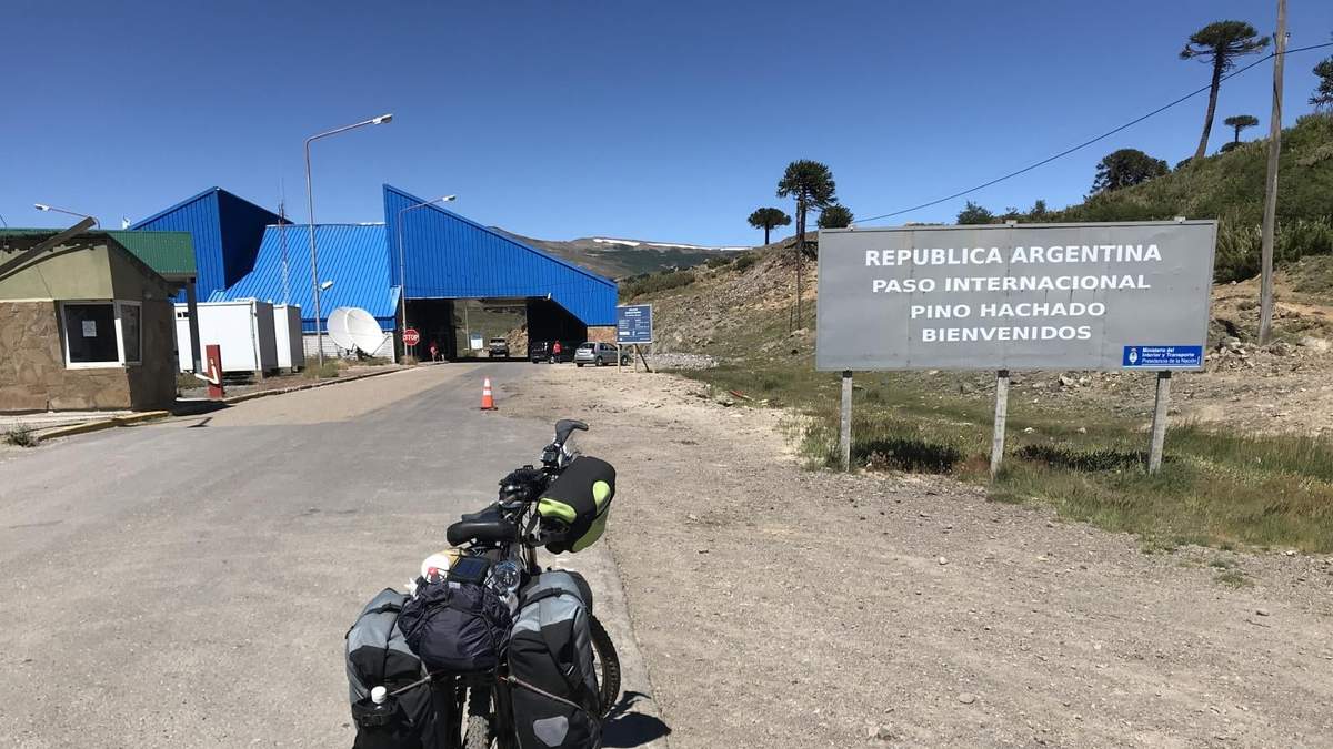 El paso fronterizo de Pino Hachado. Fuente: (Twitter)