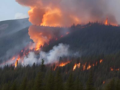 El incendio en el Parque Nacional los Alerces continúa incontrolable