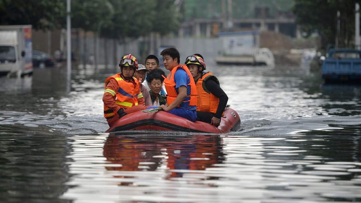 Aumentó el número de evacuados. Fuente: (Twitter)