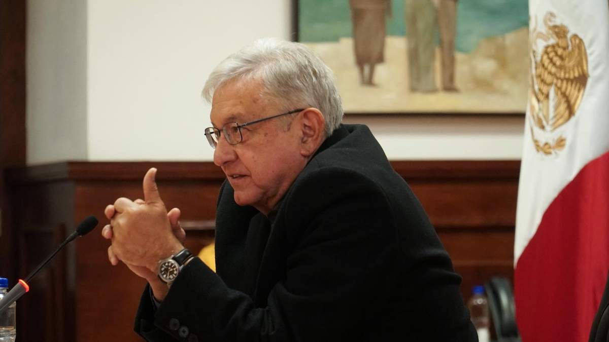 El presidente durante una reunión de salud en Palacio Nacional