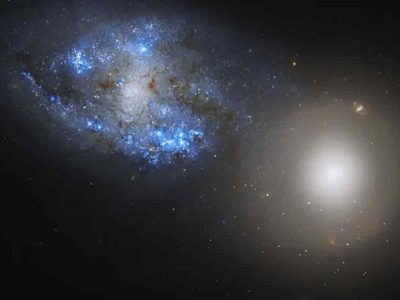 La NASA logra representar el sonido de dos galaxias; así se escucha