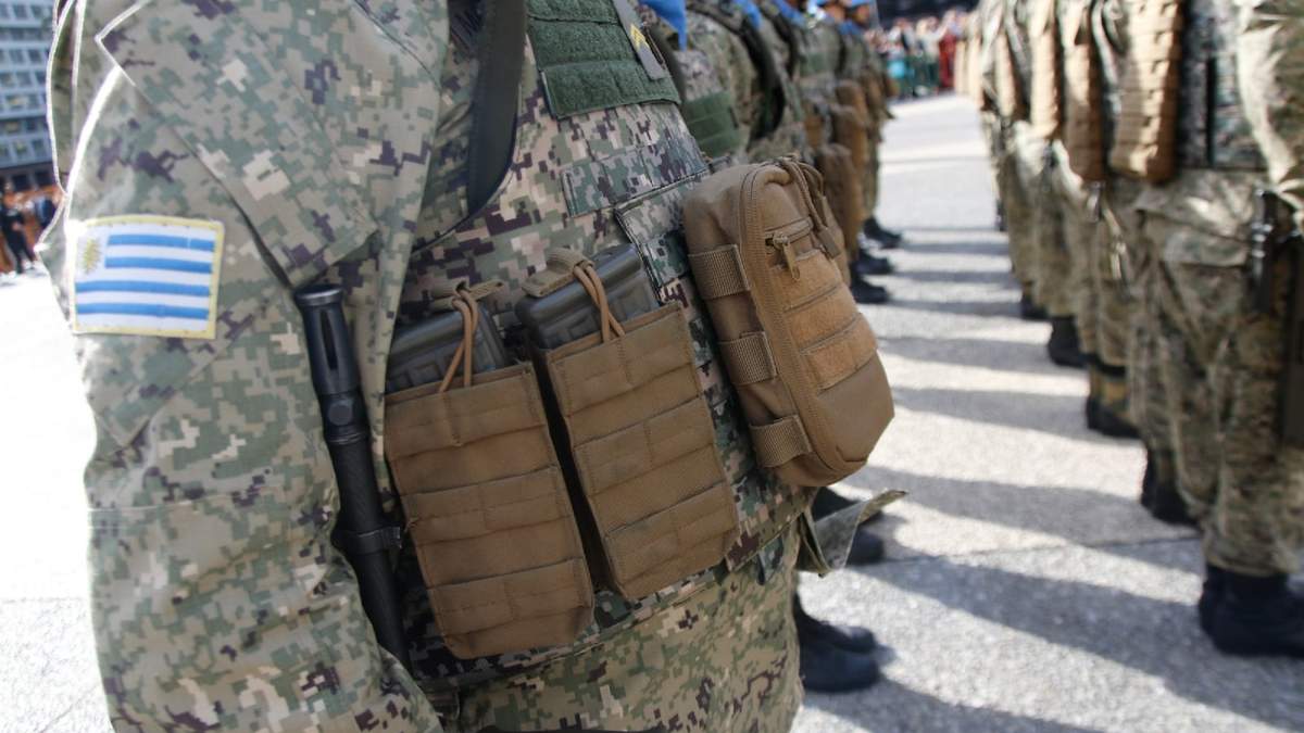 Infantes de Marina de Uruguay. Fuente: (Twitter)