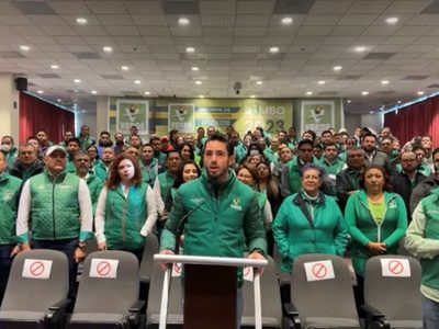 El Partido Verde anuncia alianza con Morena y Delfina Gómez para el Edomex