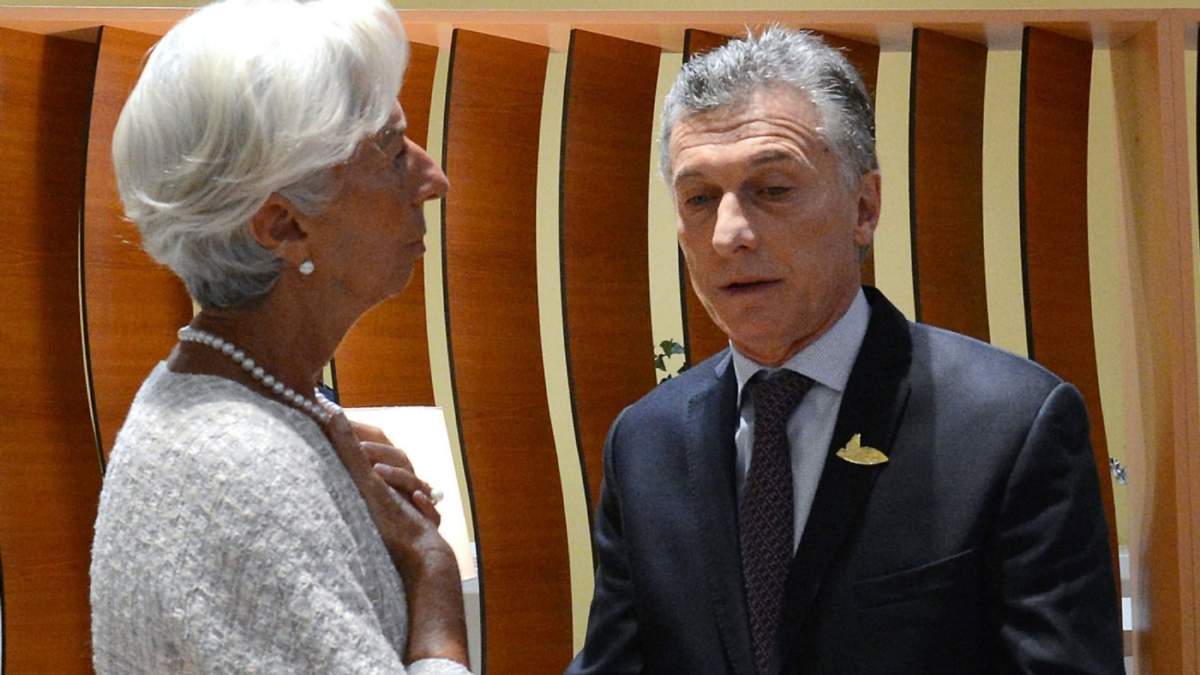 Lagarde junto a Macri. Fuente: (Twitter)