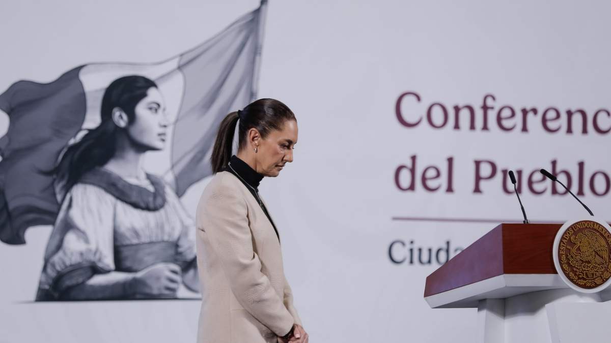 La presidenta en Palacio Nacional