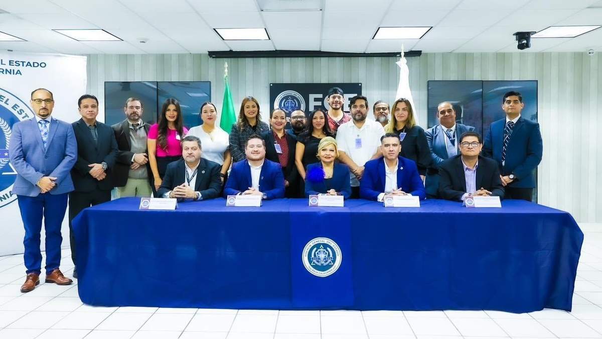 La Fiscal General de Baja California, Dra. Ma. Elena Andrade Ramírez, se reunió con integrantes de CANIRAC Mexicali