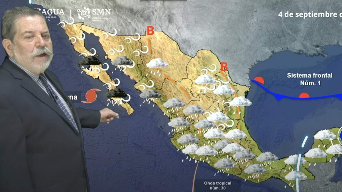 El clima para el 4 de septiembre