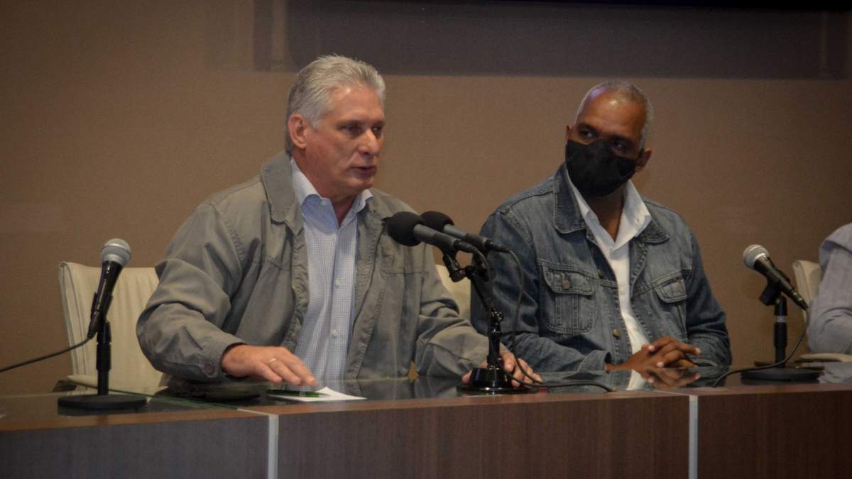 El presidente de Cuba, Miguel Díaz-Canel