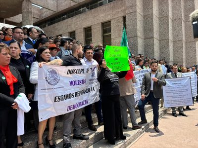 Jueces y magistrados federales reanudan el paro de labores contra la reforma judicial