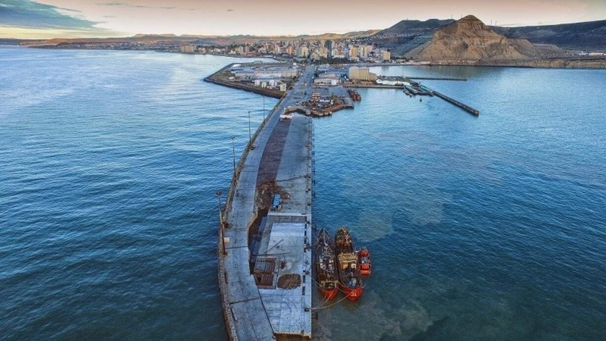 Puerto de Comodoro Rivadavia. Fuente: (Twitter)