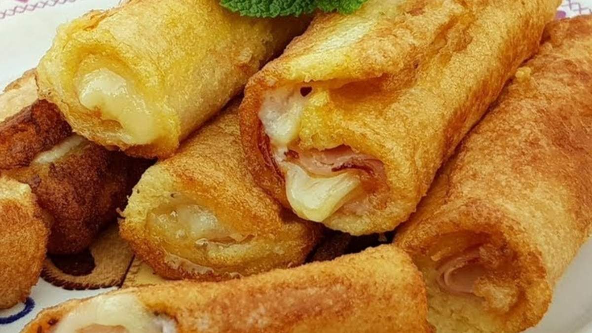 Rollitos de queso y pollo. Fuente: (Instagram).
