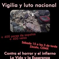 Políticos buscan colgarse de vigilia y luto nacional por campo de exterminio, acusan organizadores