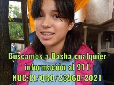 Dasha, de 13 años, intentó ir de Querétaro a Morelia y ahora está en calidad de "no localizada"