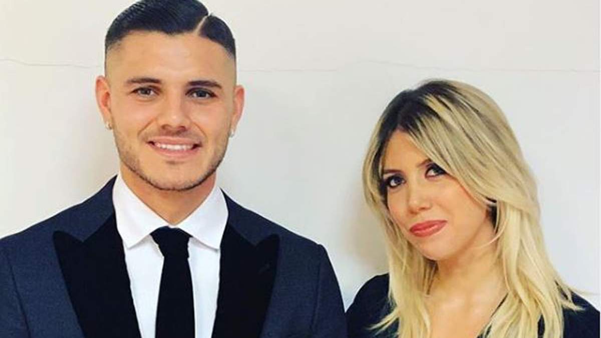 Wanda y Mauro Icardi. Fuente: (Twitter).