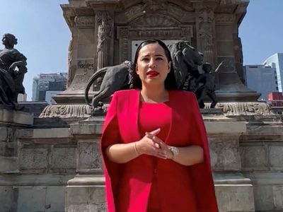 Sandra Cuevas advierte que vigilará la marcha de AMLO y denunciará a "acarreados"