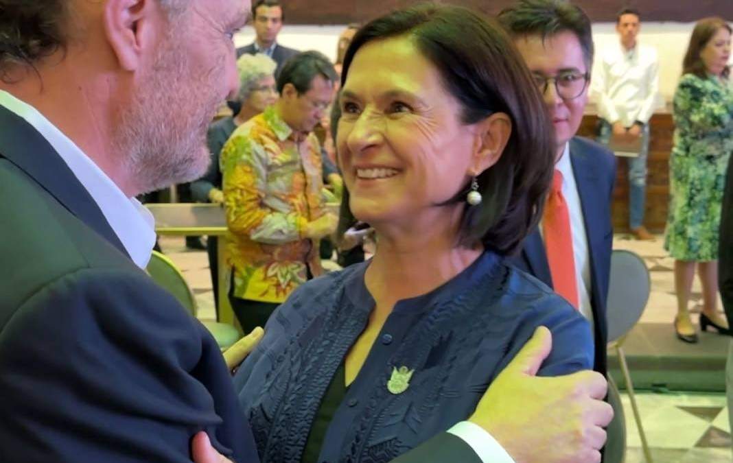 El gobernador Kuri y la secretaria Herbert