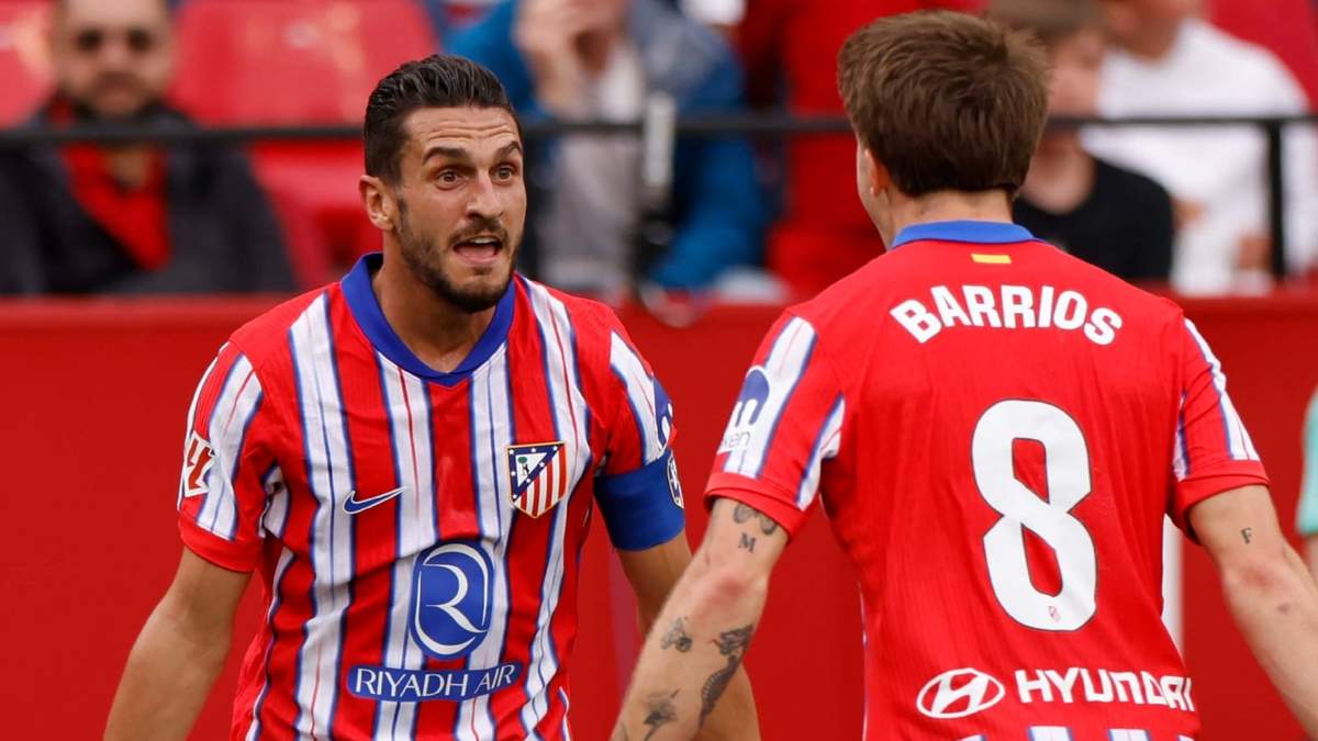 Atlético de Madrid vence 2-1 al Sevilla y recorta distancia con el Real Madrid en la tabla general