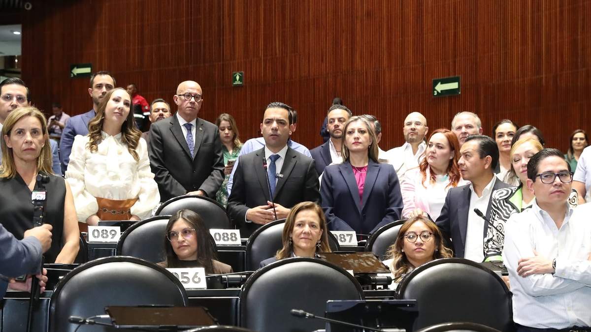 Los diputados del PAN en San Lázaro, el miércoles 29 de abril de 2026
