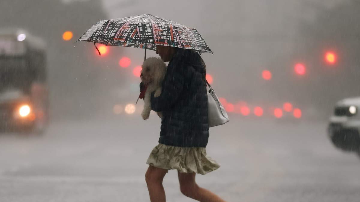 El SMN recomendó tomar precauciones por las lluvias. Fuente: (Twitter)