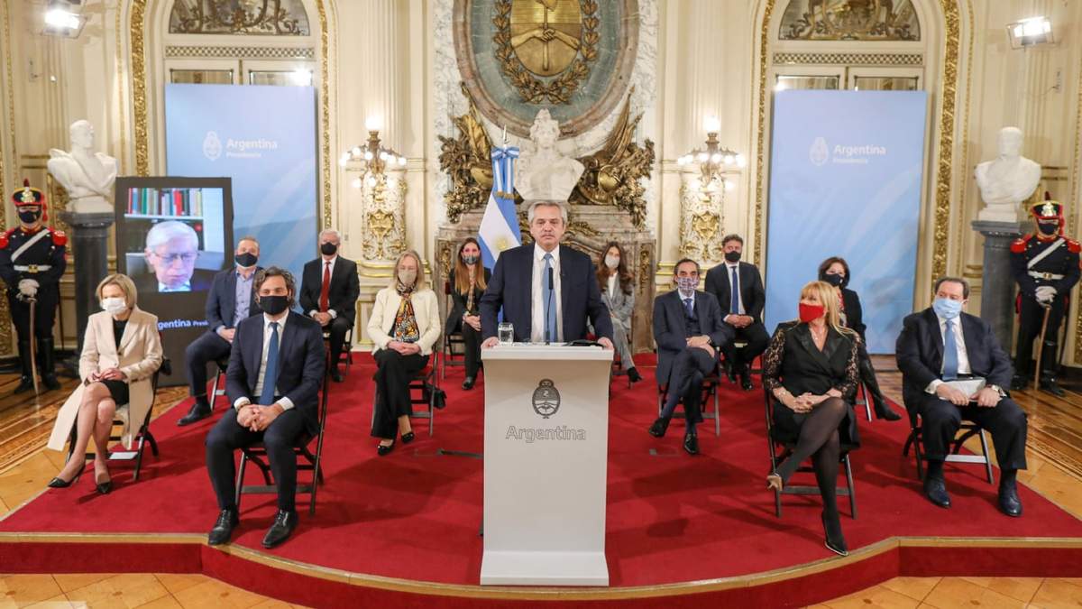 El Gobierno presentó la reforma judicial. Fuente: (Twitter)