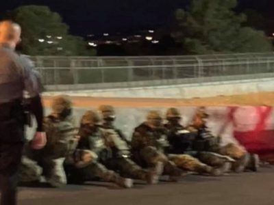 Detienen a militares mexicanos que cruzaron la frontera hacia Estados Unidos