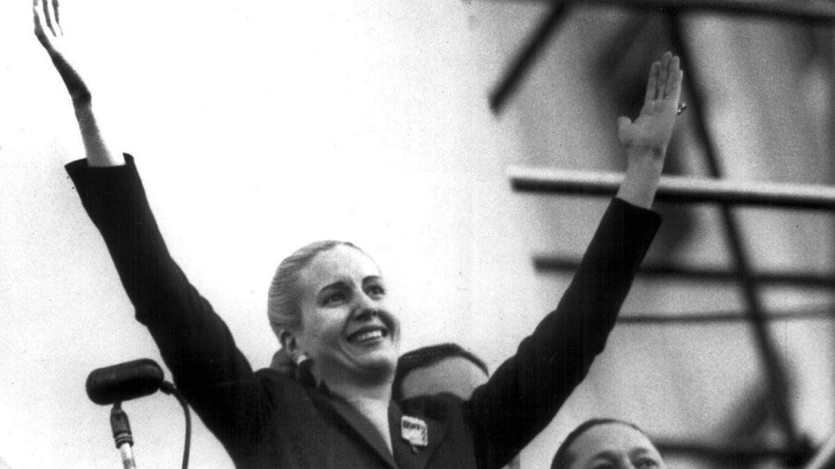 Eva Perón. Fuente: (Twitter)