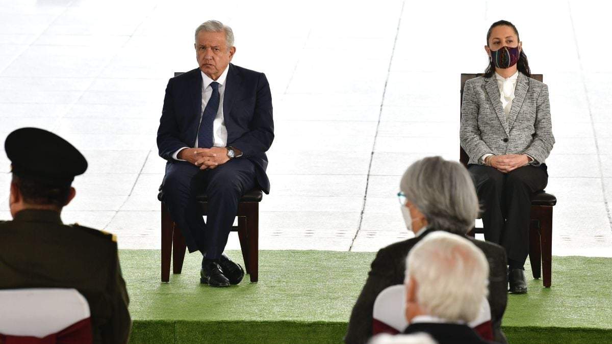 Andrés Manuel López Obrador y Claudia Sheinbaum