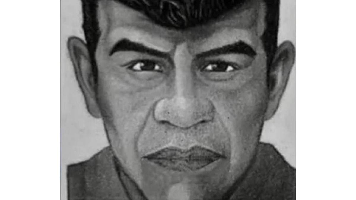 Rostro del presunto violador