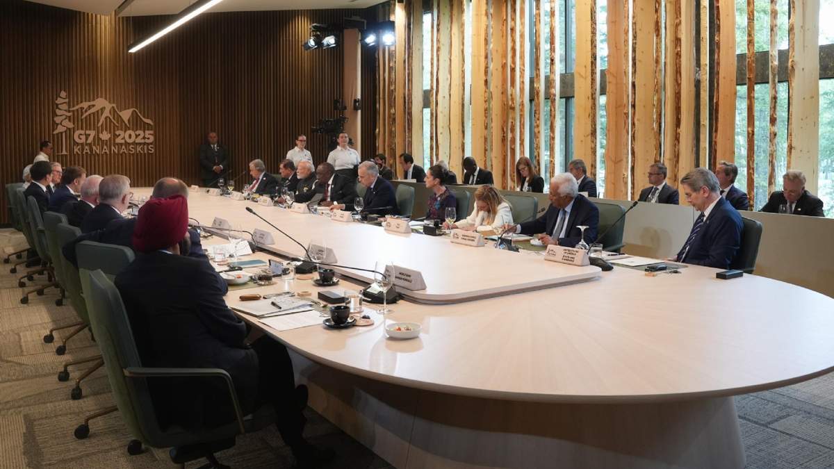 Plenaria del G7 en Kananaskis