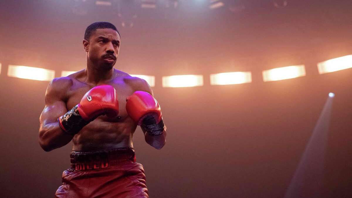 Michael B. Jordan como Adonis Creed en la película "Creed III." ()