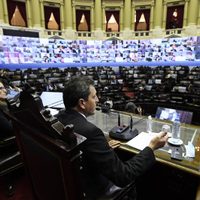 Sesiones virtuales: para Massa "es un sistema que vino para quedarse”