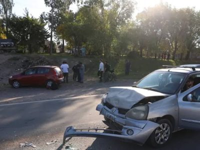 Cadena de choques en la Ruta 7: once vehículos chocaron en menos de 250 metros