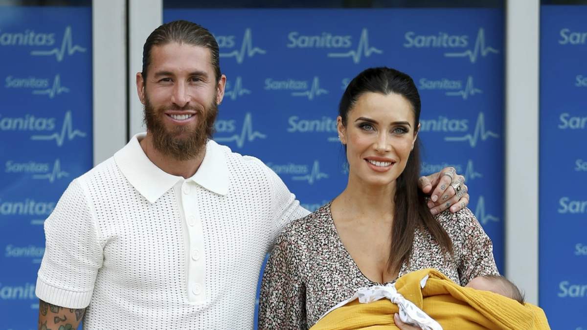 Sergio Ramos y Pilar Rubio. Fuente: (Twitter)