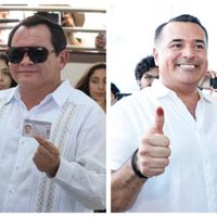 “Huacho” Díaz y Renán Barrera se declaran ganadores en Yucatán