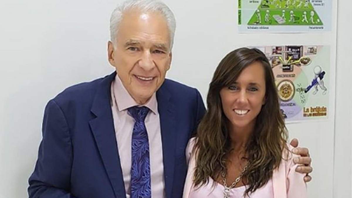 Estefanía Pasquini y Alberto Cormillot. Fuente: (Instagram)