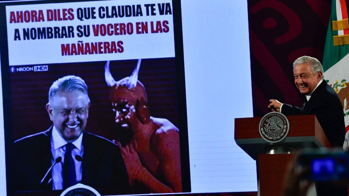 El mandatario ironizó sobre su futuro con Sheinbaum