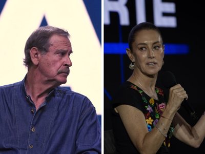 Vicente Fox pide a Sheinbaum deslindarse de AMLO y separarse de la contienda electoral