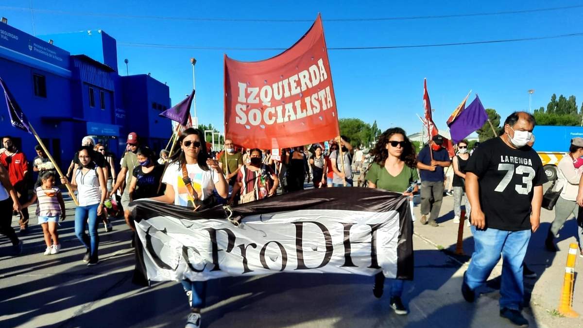 Manifestación en Cipolletti. Fuente: (Twitter)