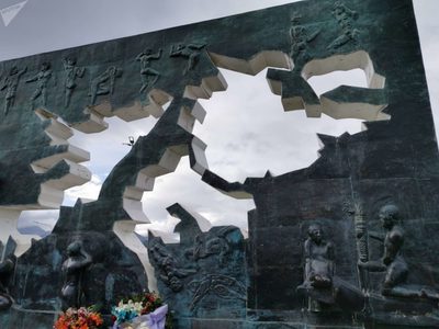 Así homenajearon los funcionarios a los caidos en Malvinas sin romper la cuarentena