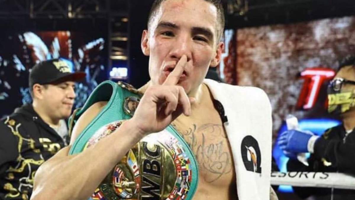 El pugilista Óscar Valdez