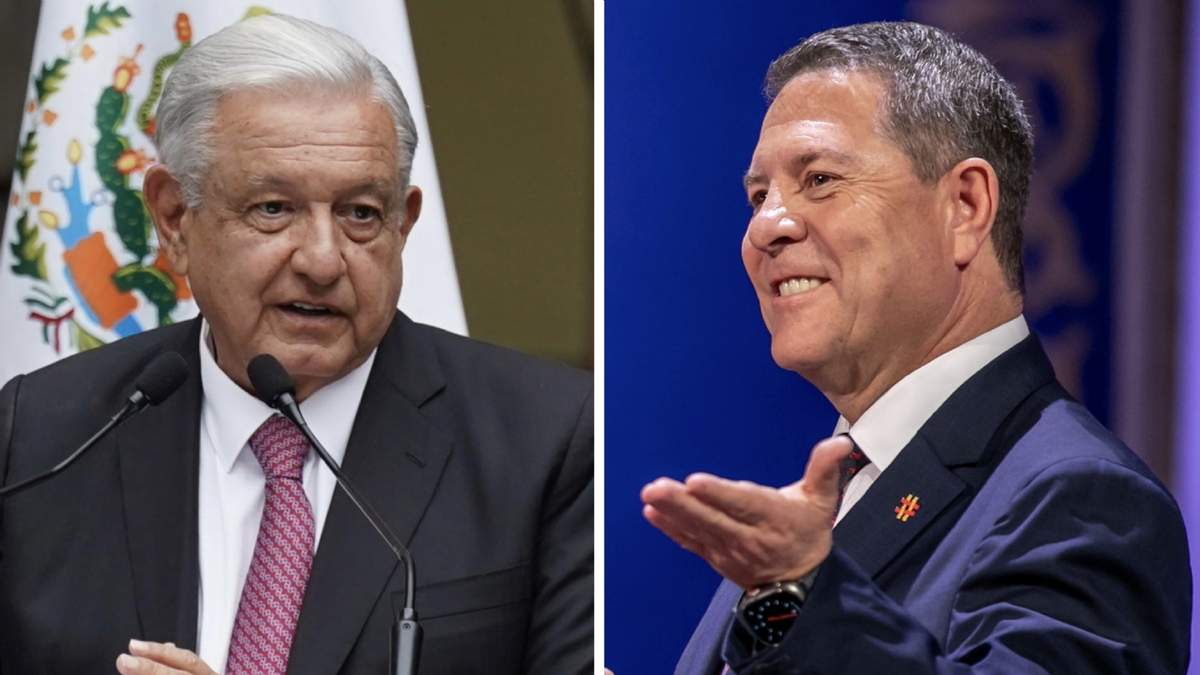 AMLO y Emiliano García-Page