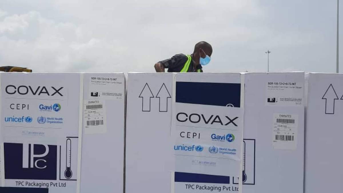 La llegada de vacunas a Costa de Marfil