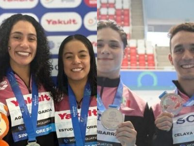 Dos platas para México en clavados sincronizados del Mundial de Deportes Acuáticos