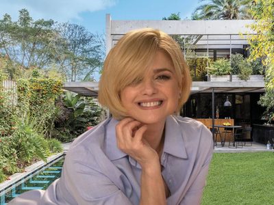 Flores y mucho verde: Araceli González dio catedra de decoración en su jardín