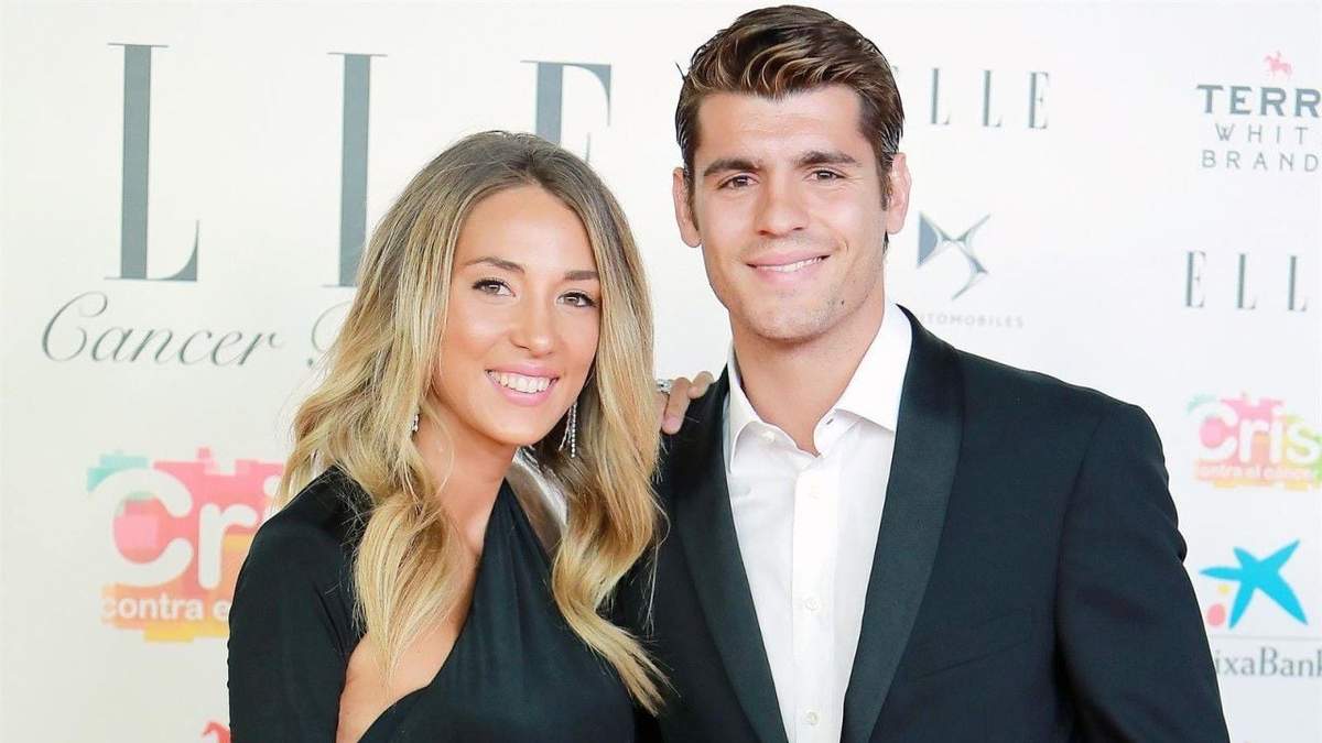Álvaro Morata y Alice Campello. Fuente: (Instagram)